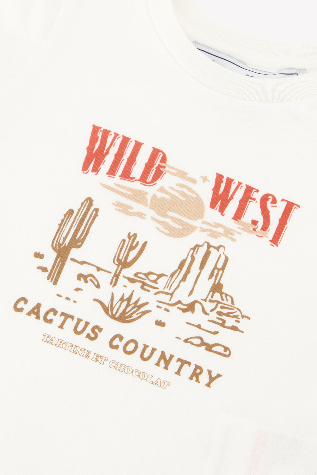 T-shirt - écru illustration Far West