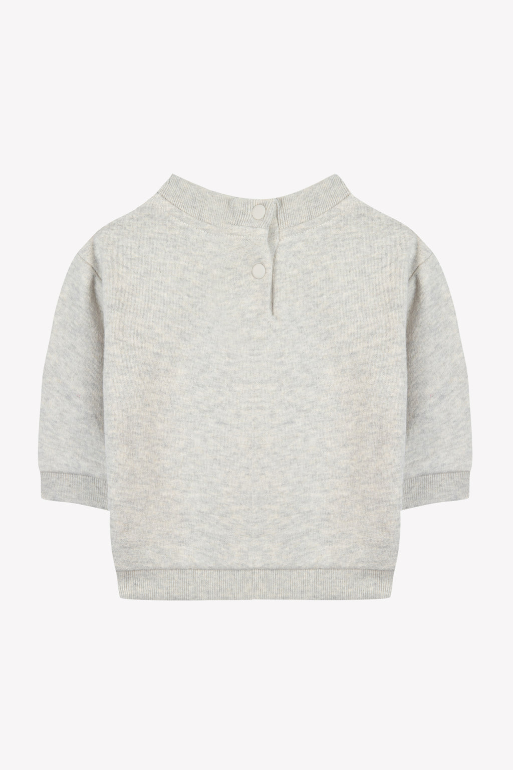 Sweat - Gris chiné illustration ours explorateur