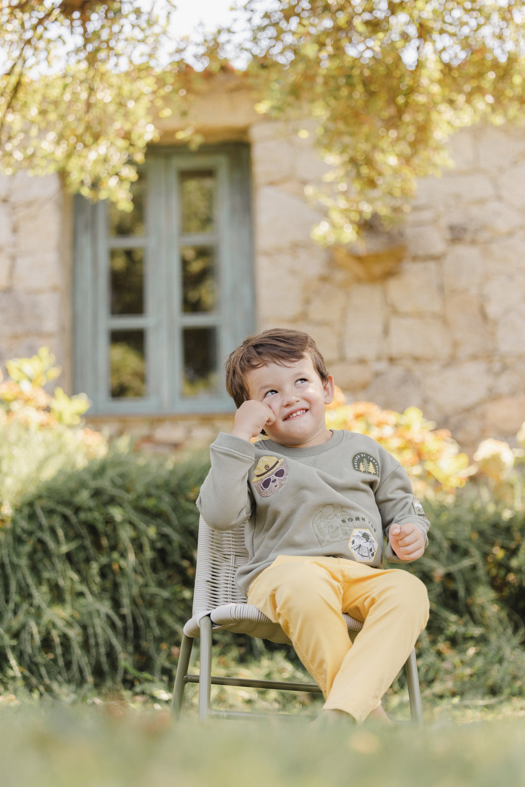 Sweatshirt - Green Fargère Locks Explorer