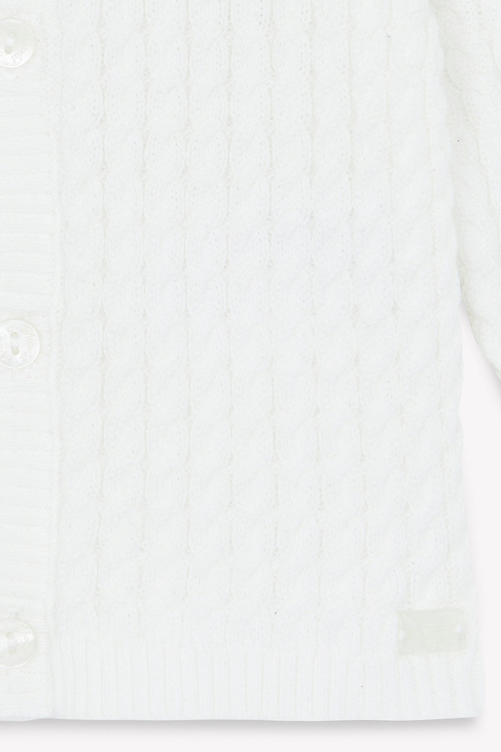 Cardigan - ecru Knitwear Cablee