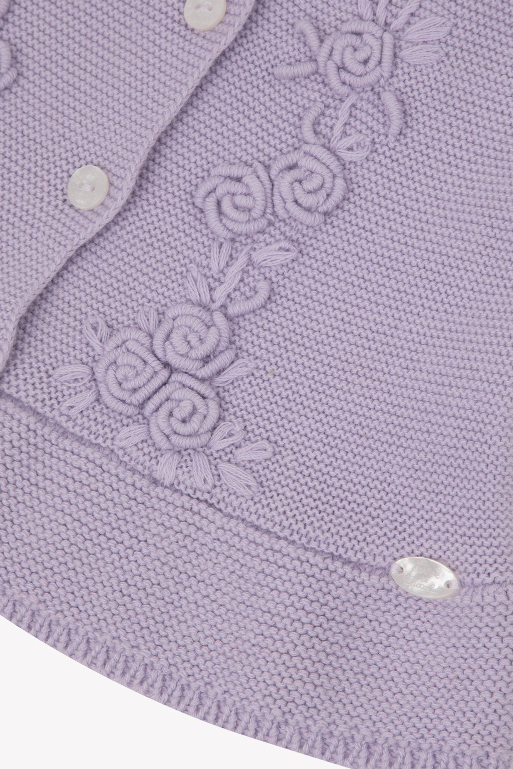 Cardigan - Lilas Embrodery flowery