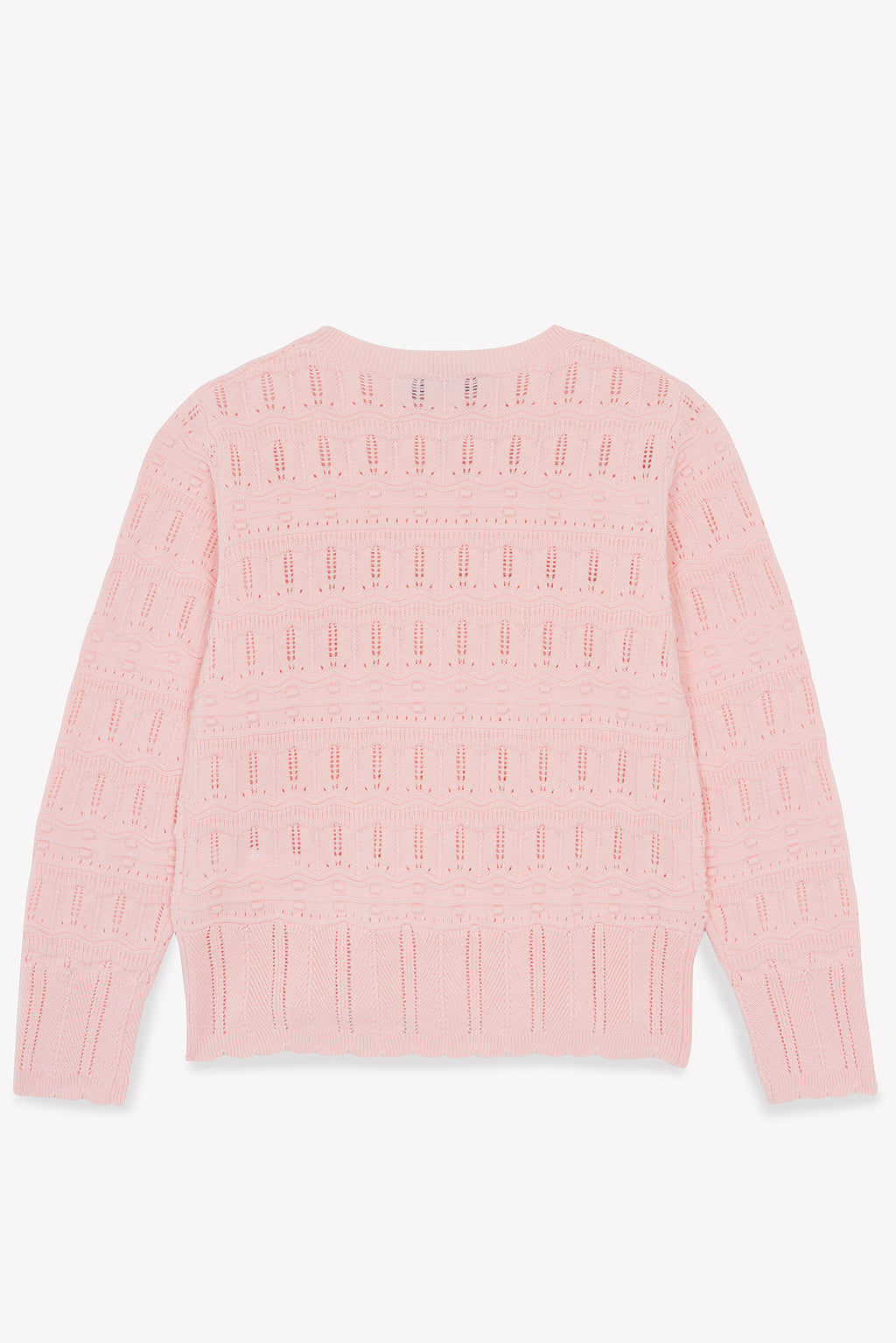 Sweater - Pink ancient Knitwear openwork