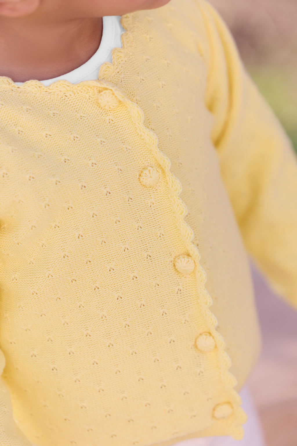 Cardigan - Pollen maille ajourée