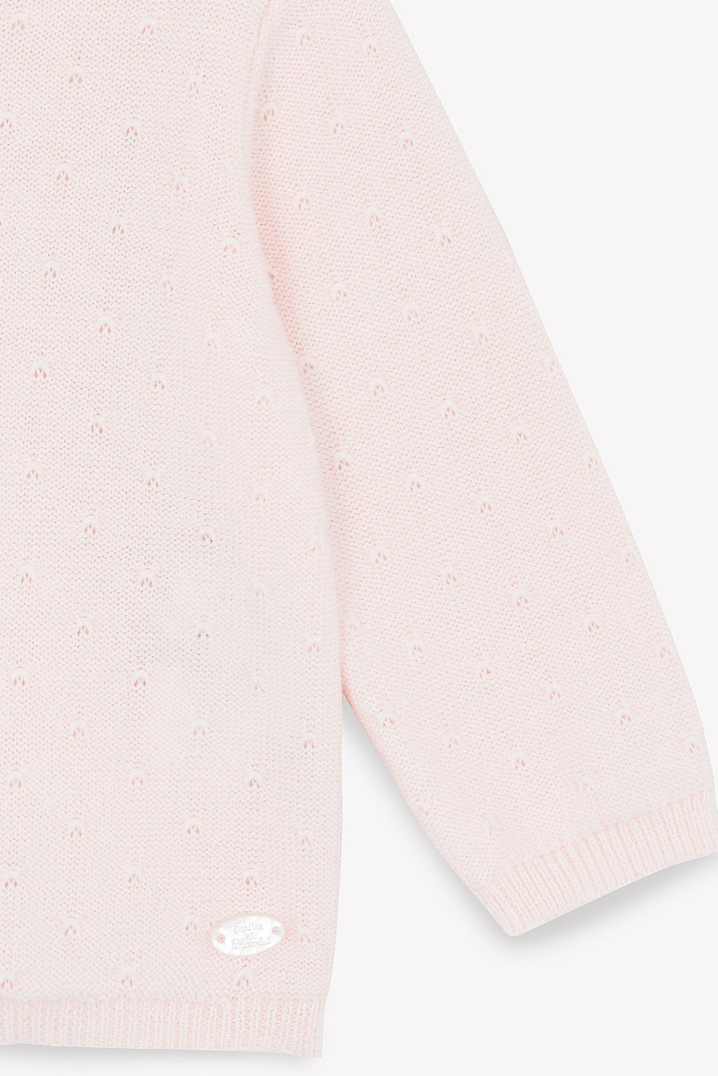 Cardigan - Pale pink Knitwear openwork