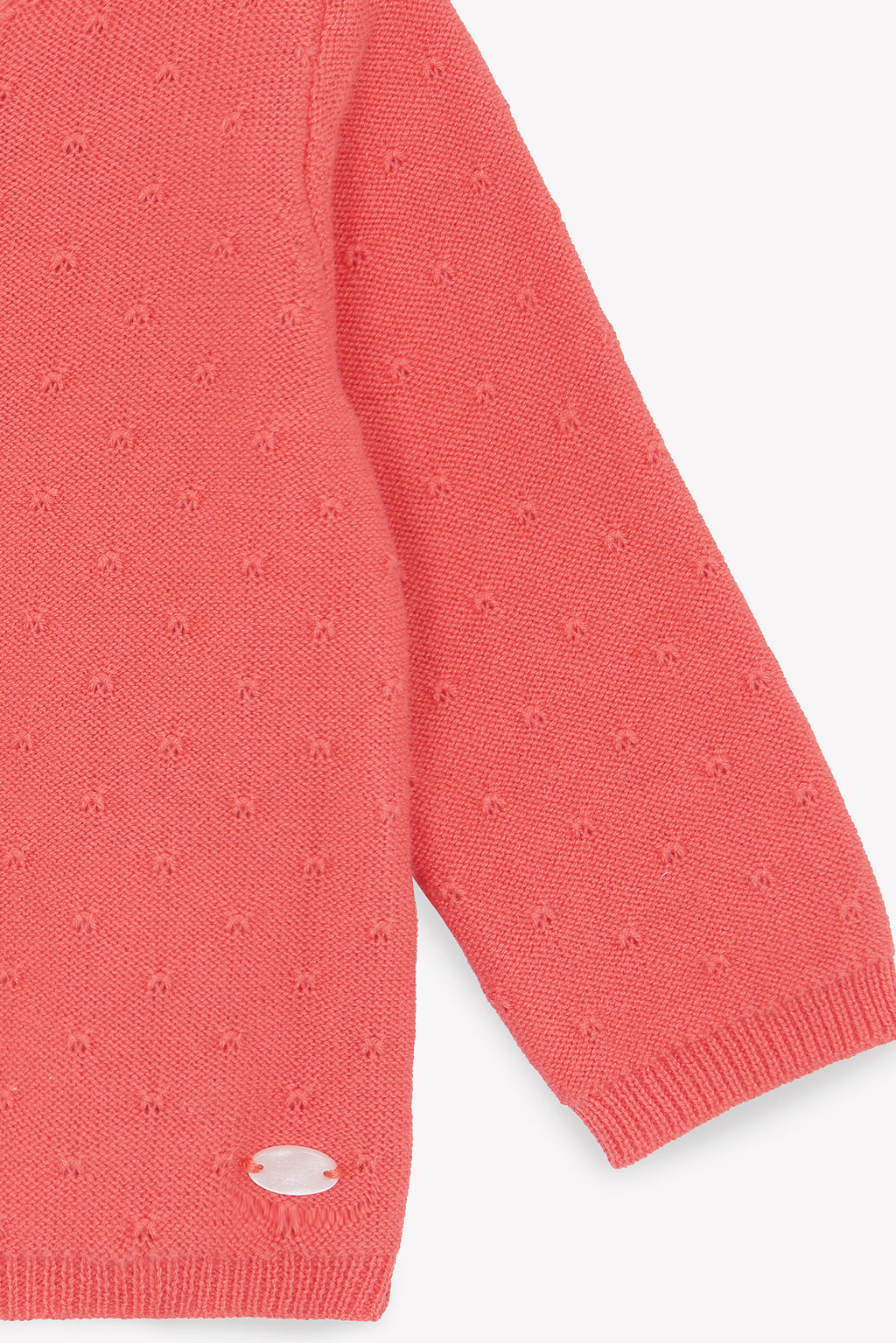 Cardigan - Coral Knitwear openwork