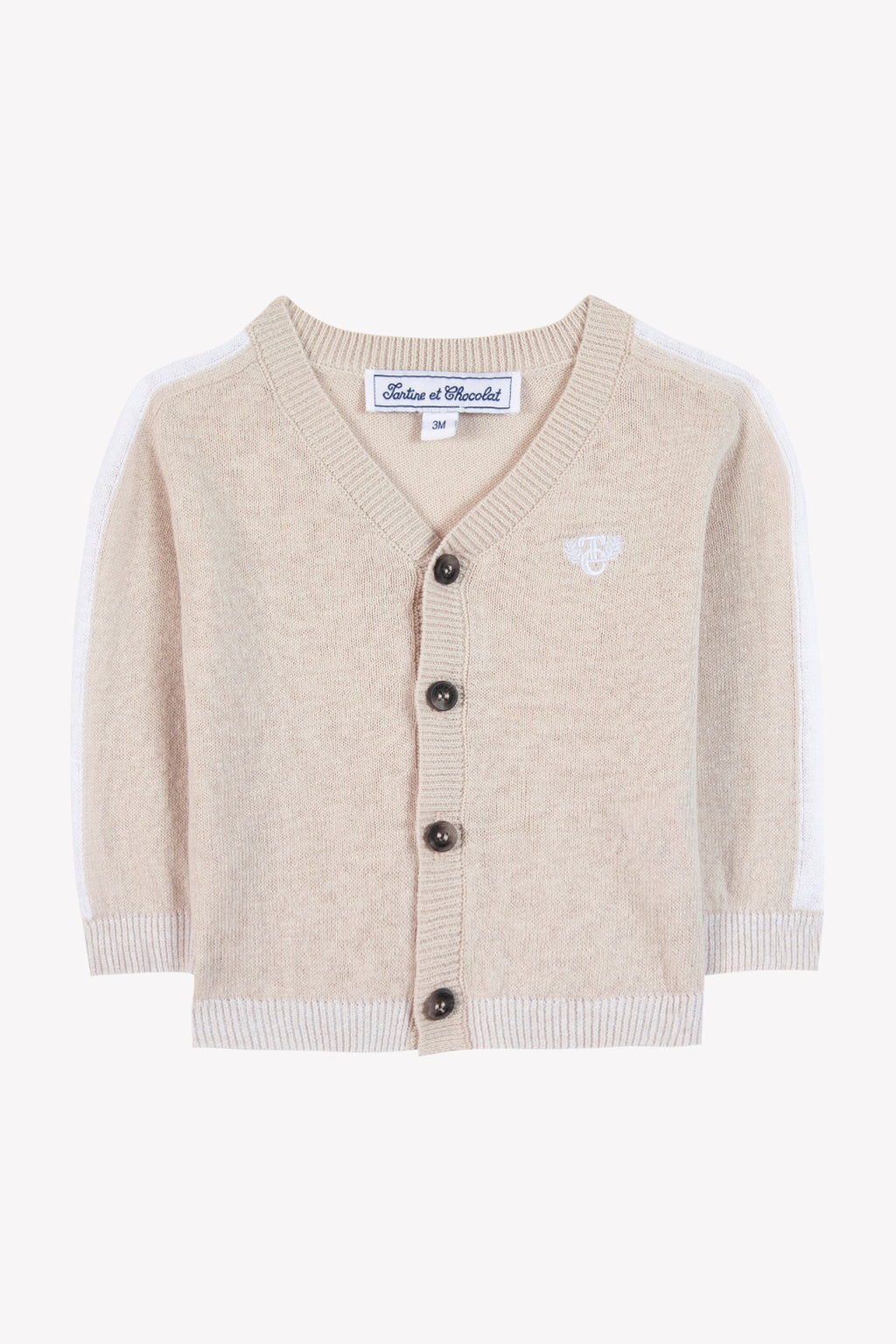 Cardigan - Beige Linen