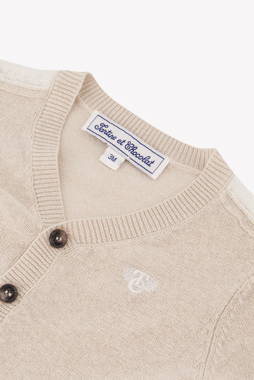 Cardigan - Beige Linen