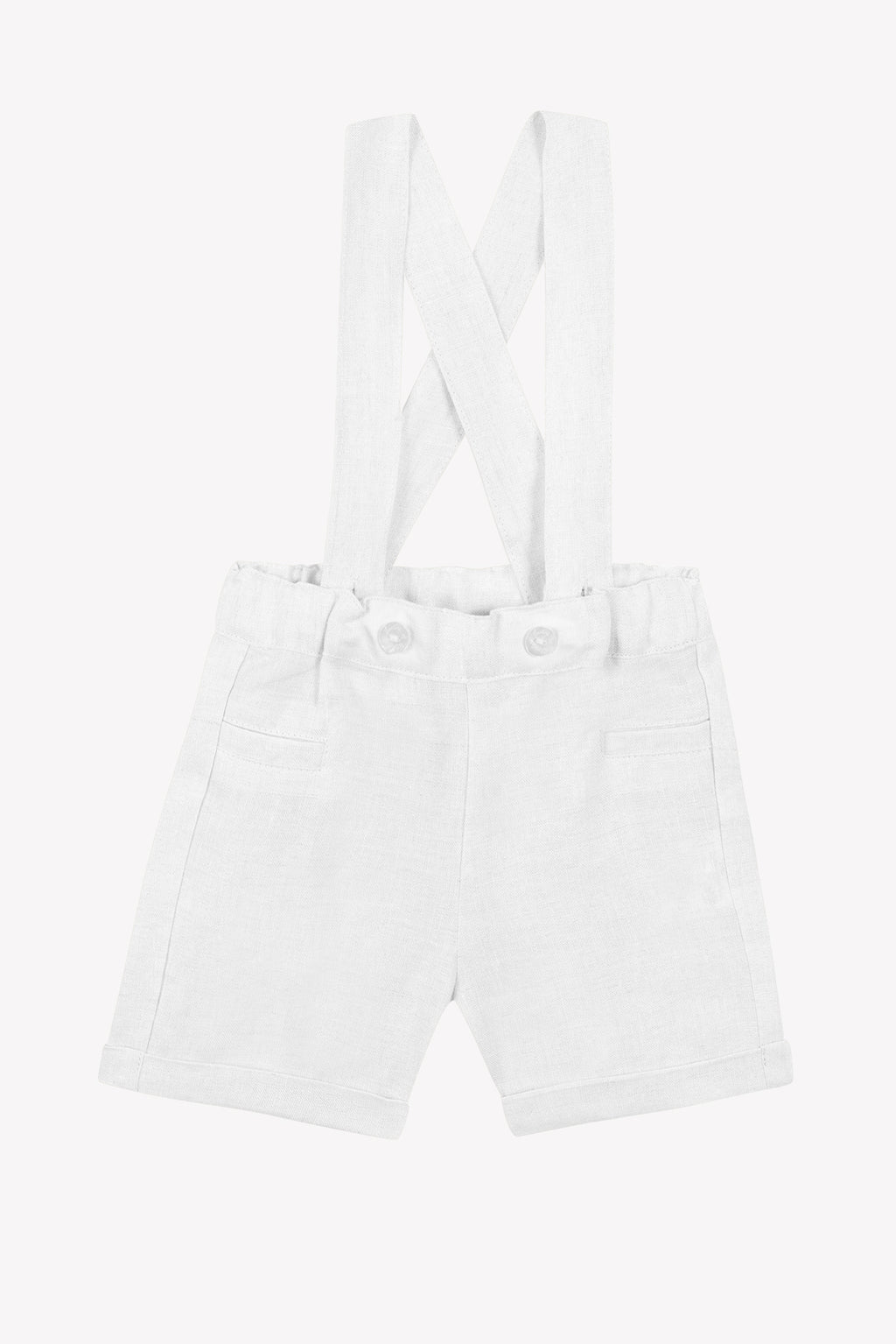 Short - Blanco Lino Tirantes