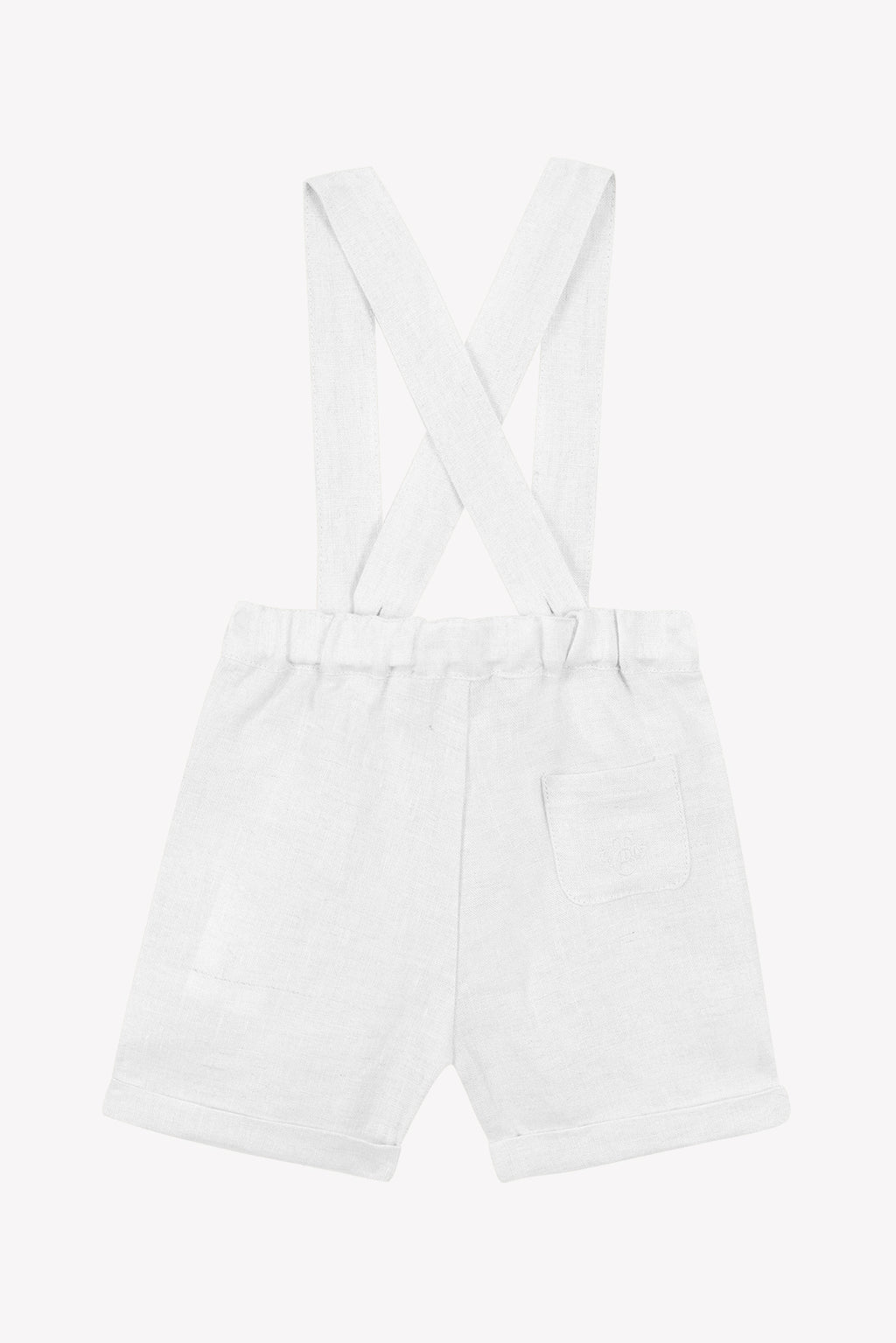 Short - Blanco Lino Tirantes