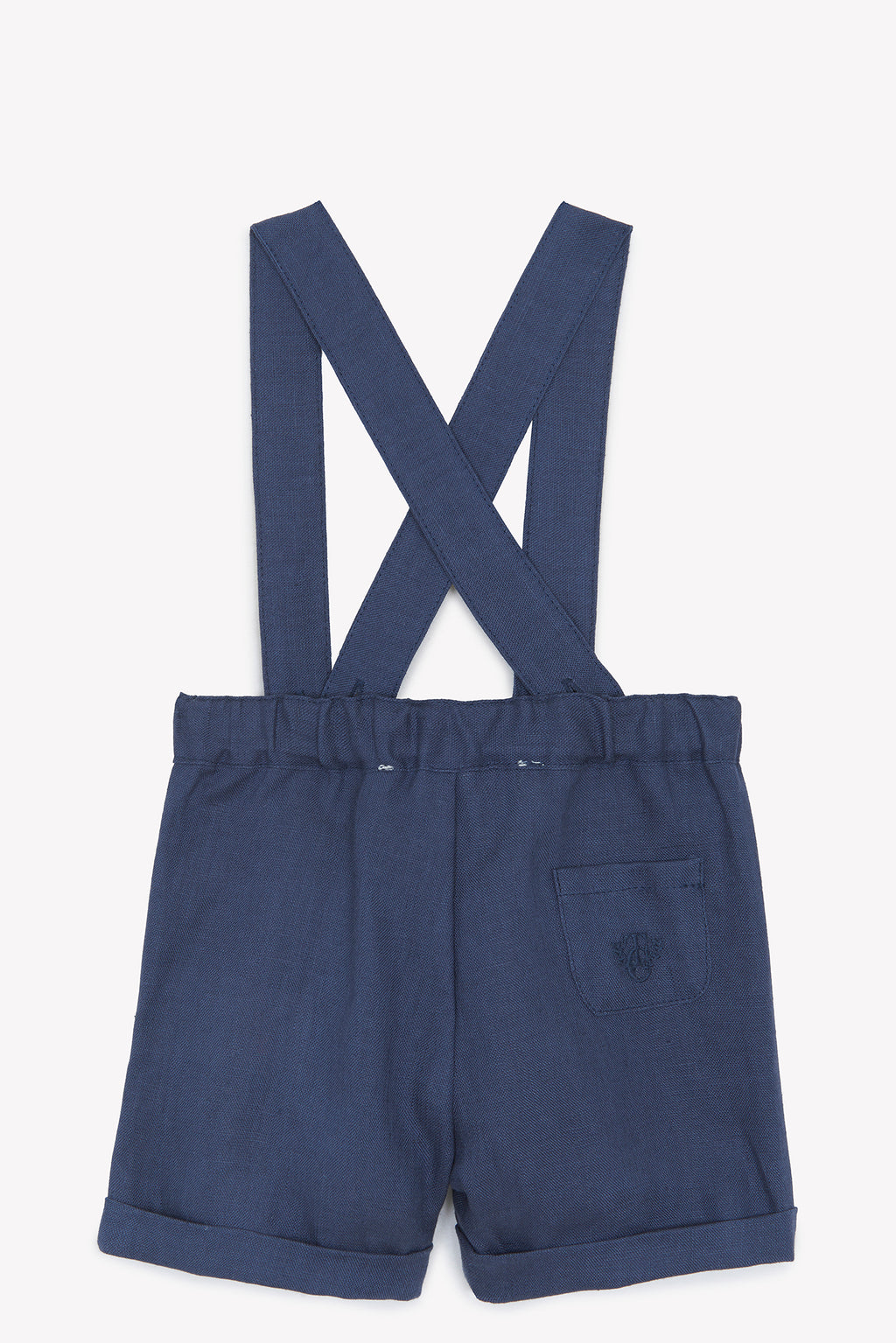 Short - Azul marino Lino Tirantes