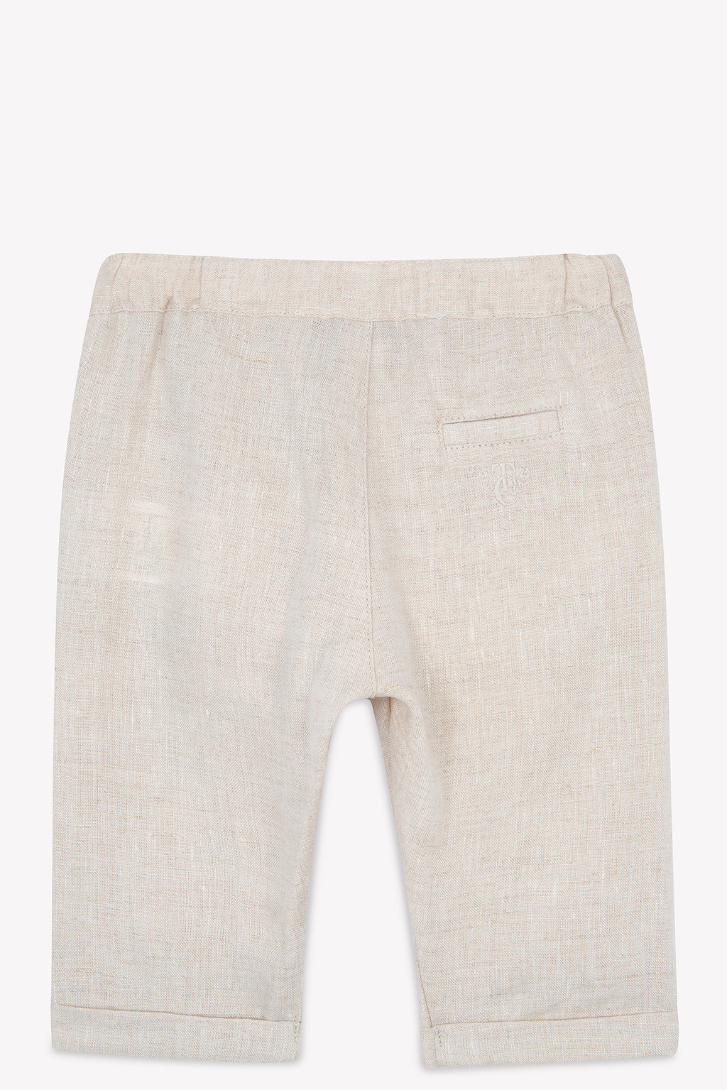 Pantalon - Beige chiné lin