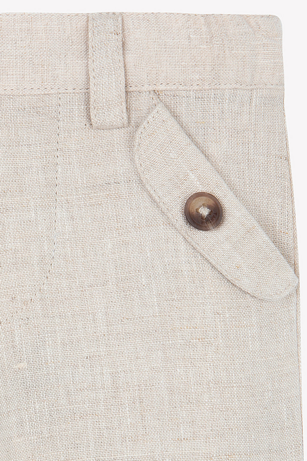 Trousers - Beige China Linen