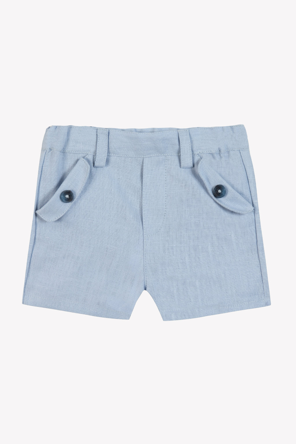 Short - Bleu grisé lin