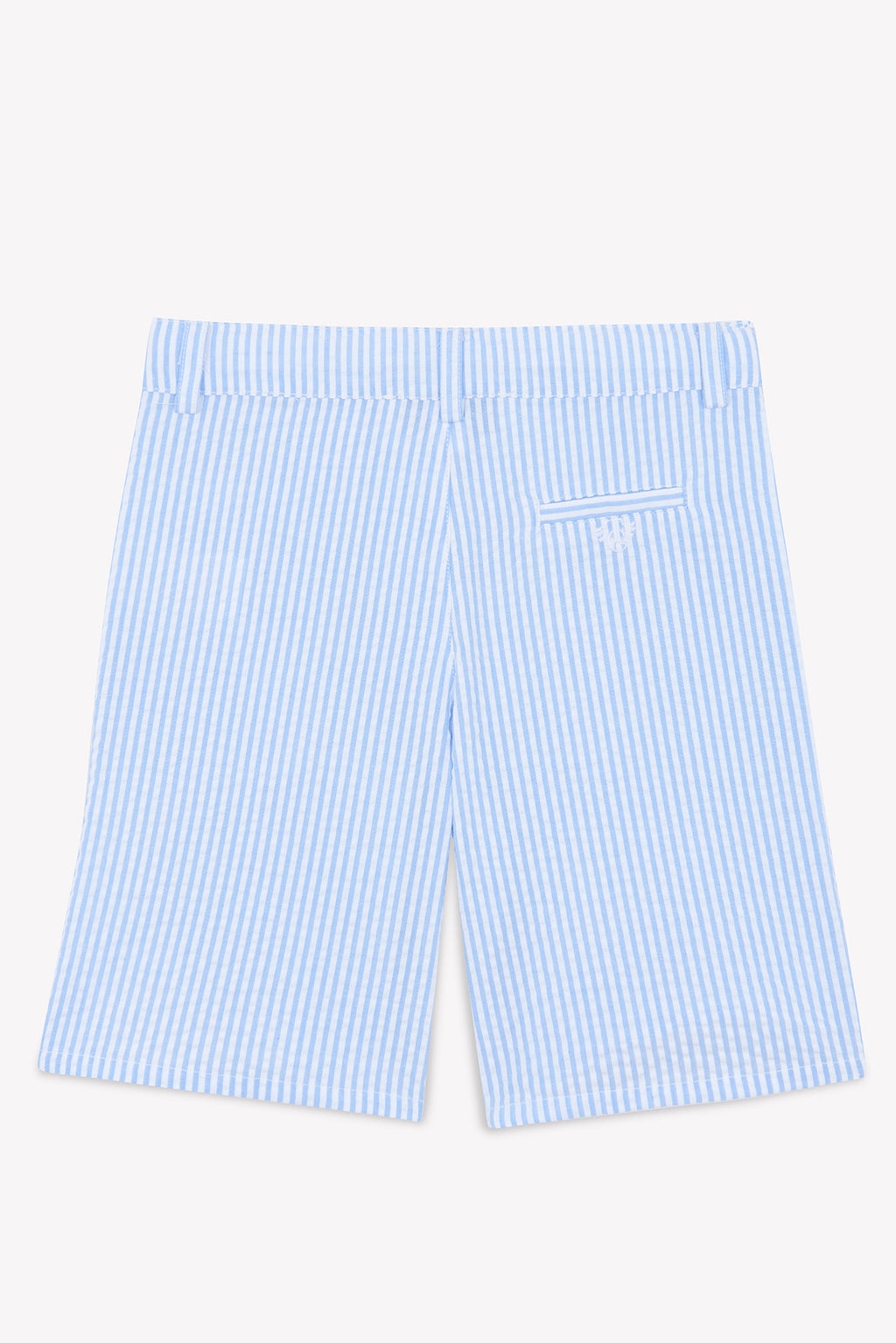 Short - Bleu grisé rayures