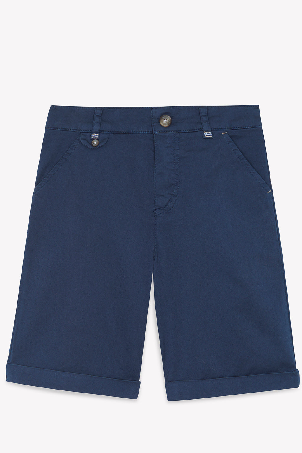 Kurze Hose - Marineblau Köper