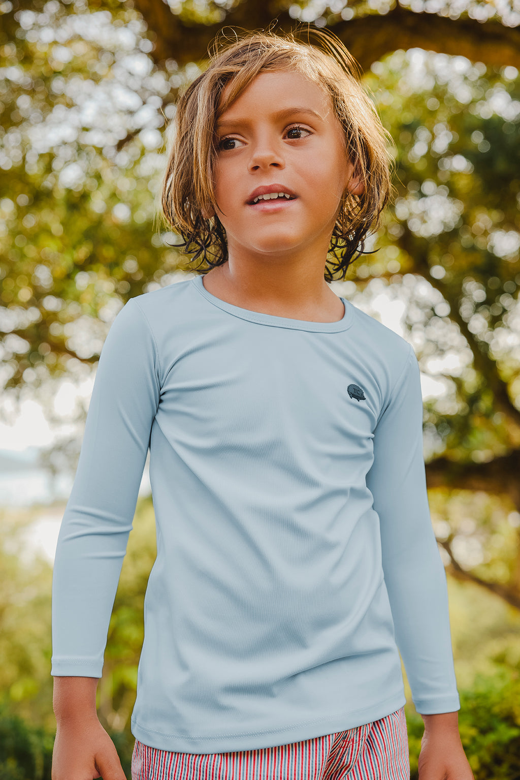 Bath t -shirt - Blauw gewassen