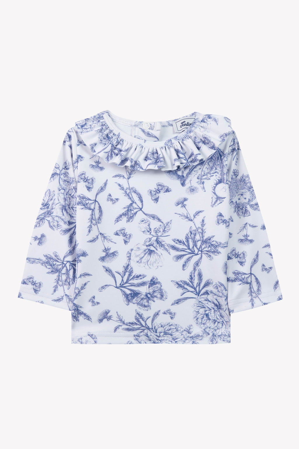 Bath T -Shirt - Blu vivace Stampaispirazione Toile de Jouy