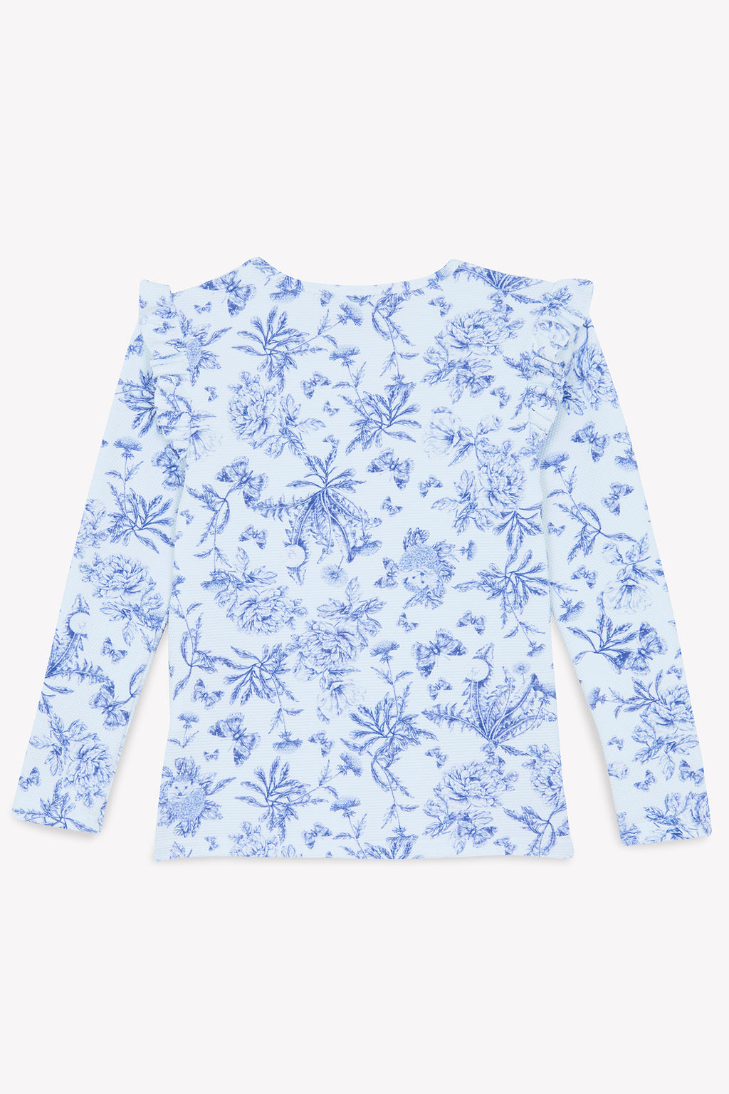 Bath T -Shirt - Blu vivace Stampaispirazione Toile de Jouy