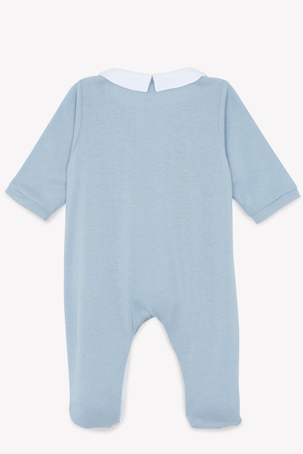 Pyjama - Leichte Blaubeere Stickerei TC Monogramm