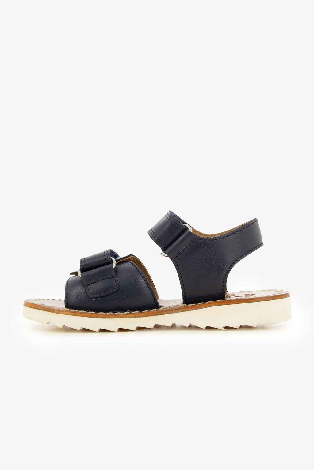 Sandales - Cuir bleu navy