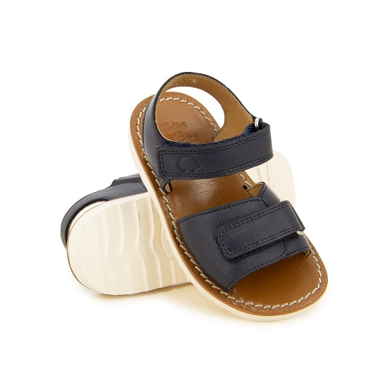 Sandalen - leer Blauw marine