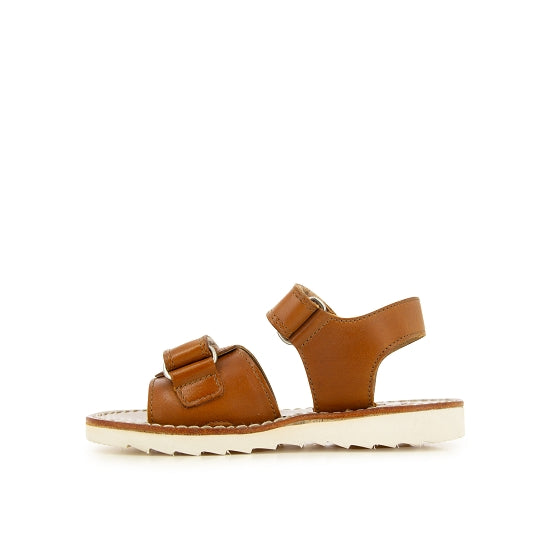 Sandalen - cognac bruin leer