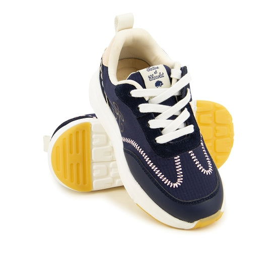 Sneaker - pelle Blu Marina