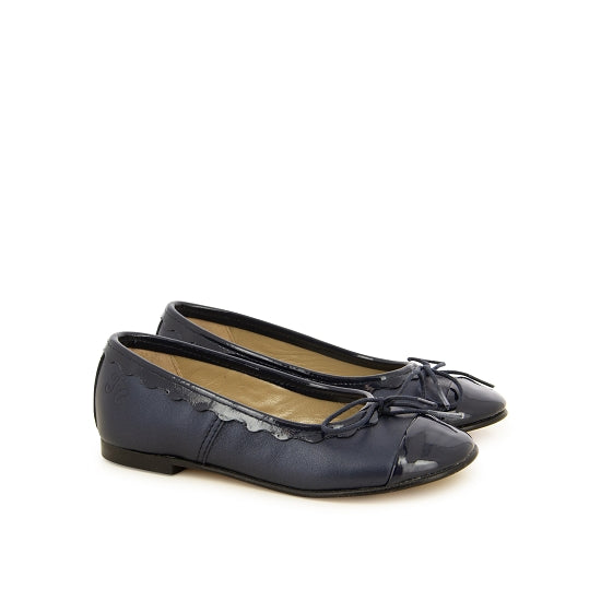 Ballerines - Cuir marine