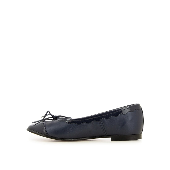 Ballerines - Cuir marine