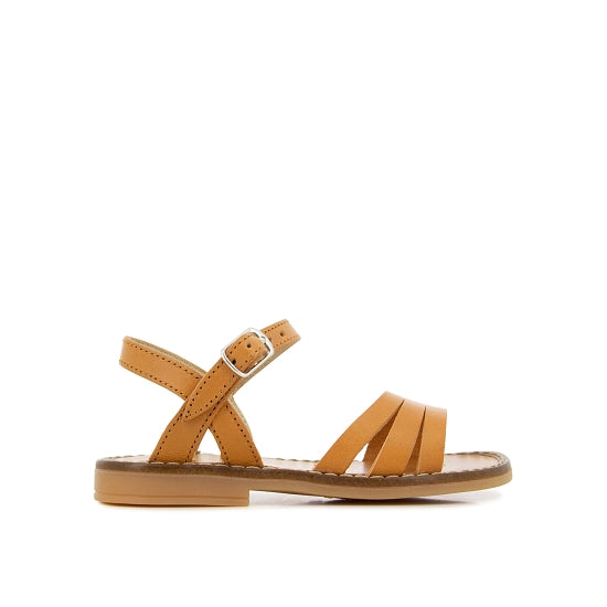 Sandales - Cuir camel