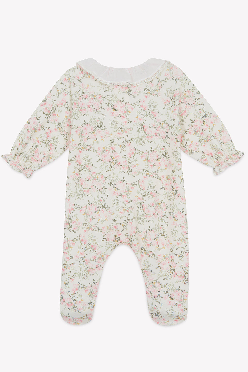 Pijama - Estampado florido jardin hivernal