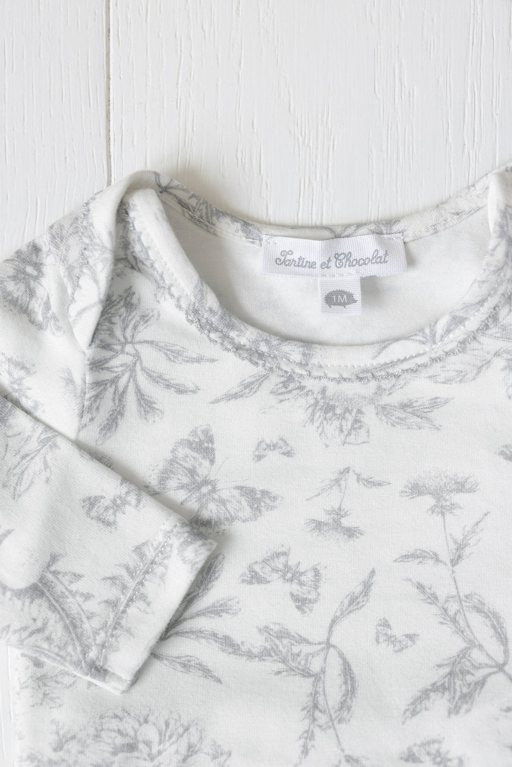 Pajamas Two rooms - Print inspiration toile de jouy Grey