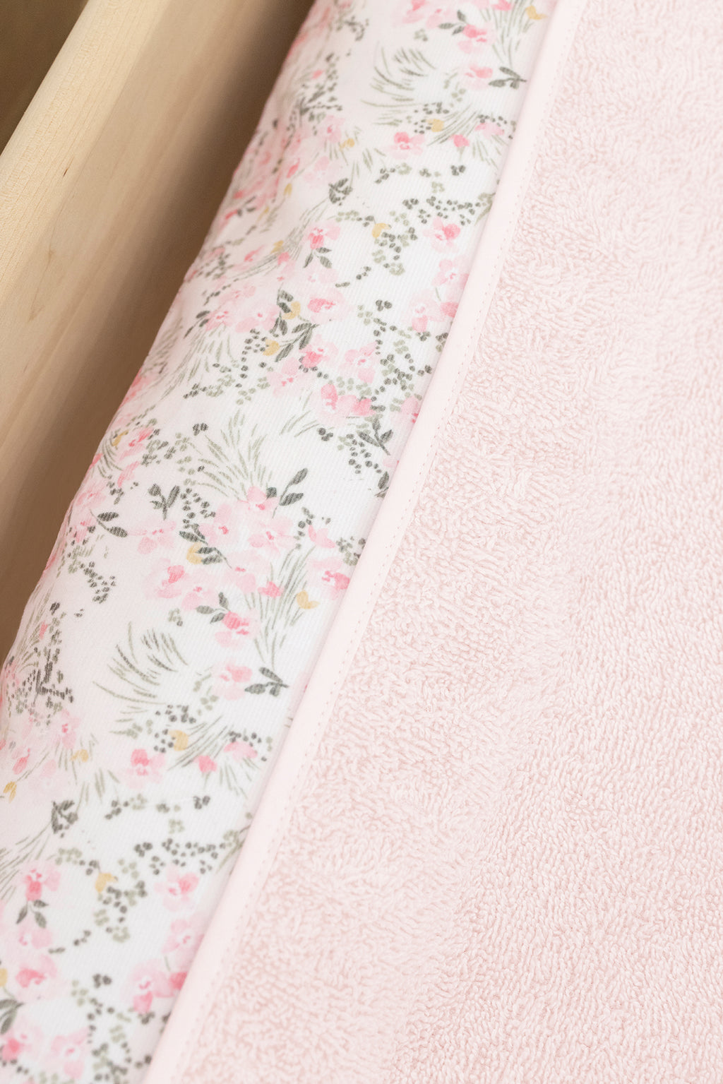 Changing mat cover Changing - Print flowery jardin hivernal