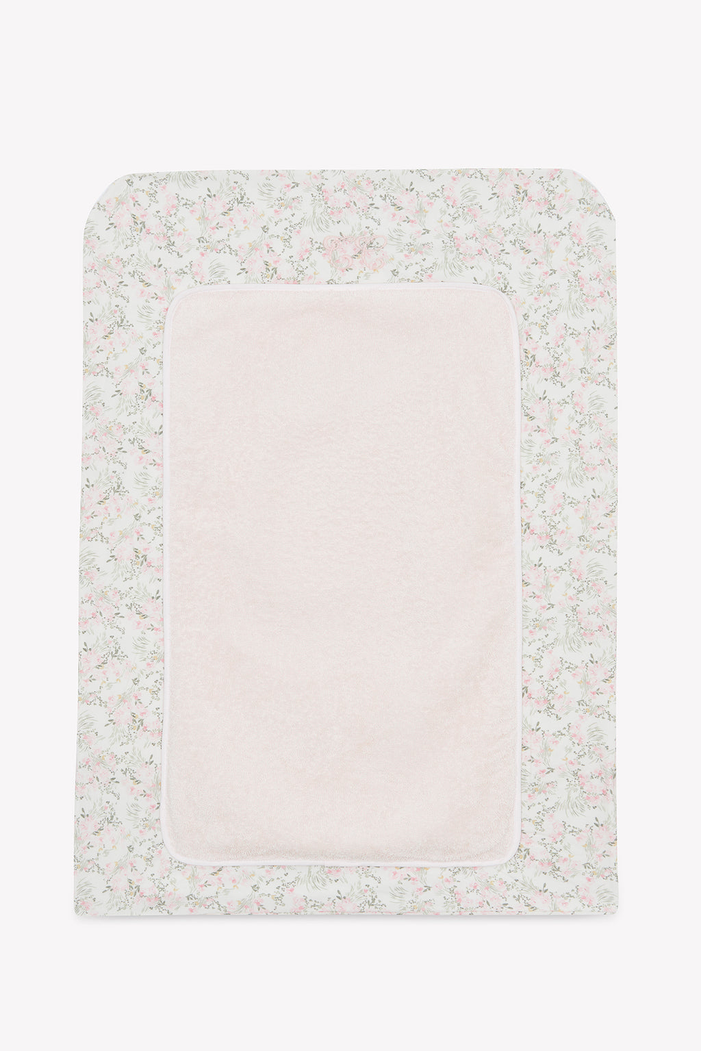 Changing mat cover Changing - Print flowery jardin hivernal