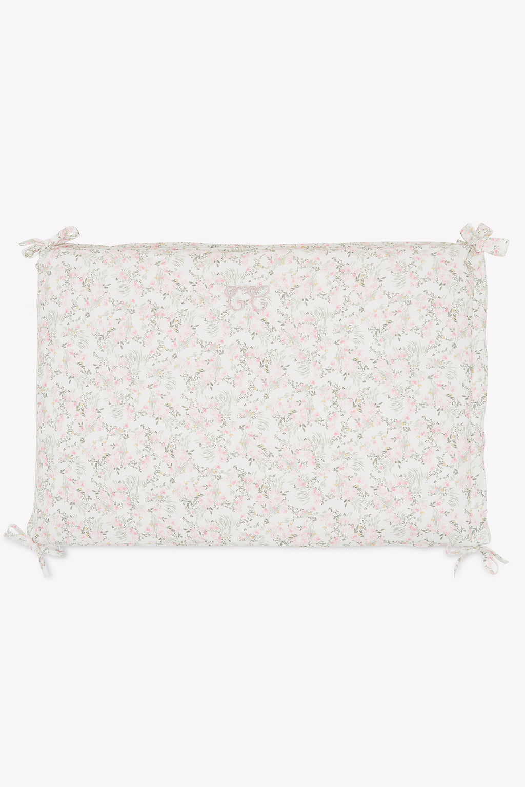 Parachoques de cama - Estampado florido jardin hivernal