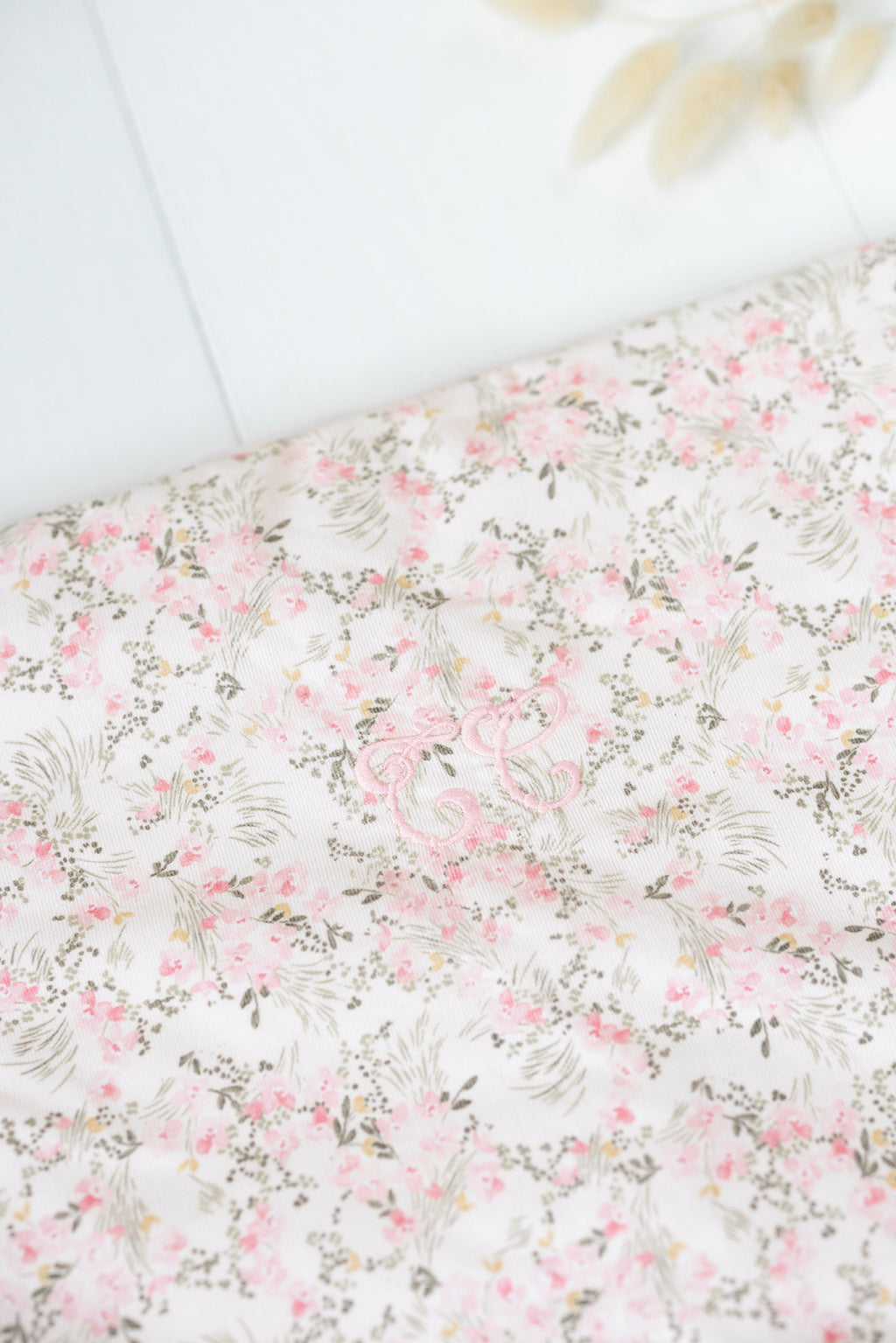 Throw - Print flowery jardin hivernal