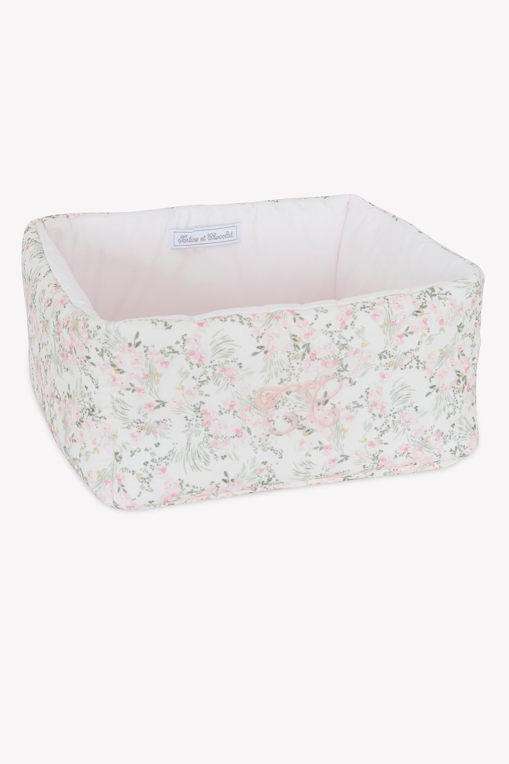 Canasta - Estampado florido jardin hivernal