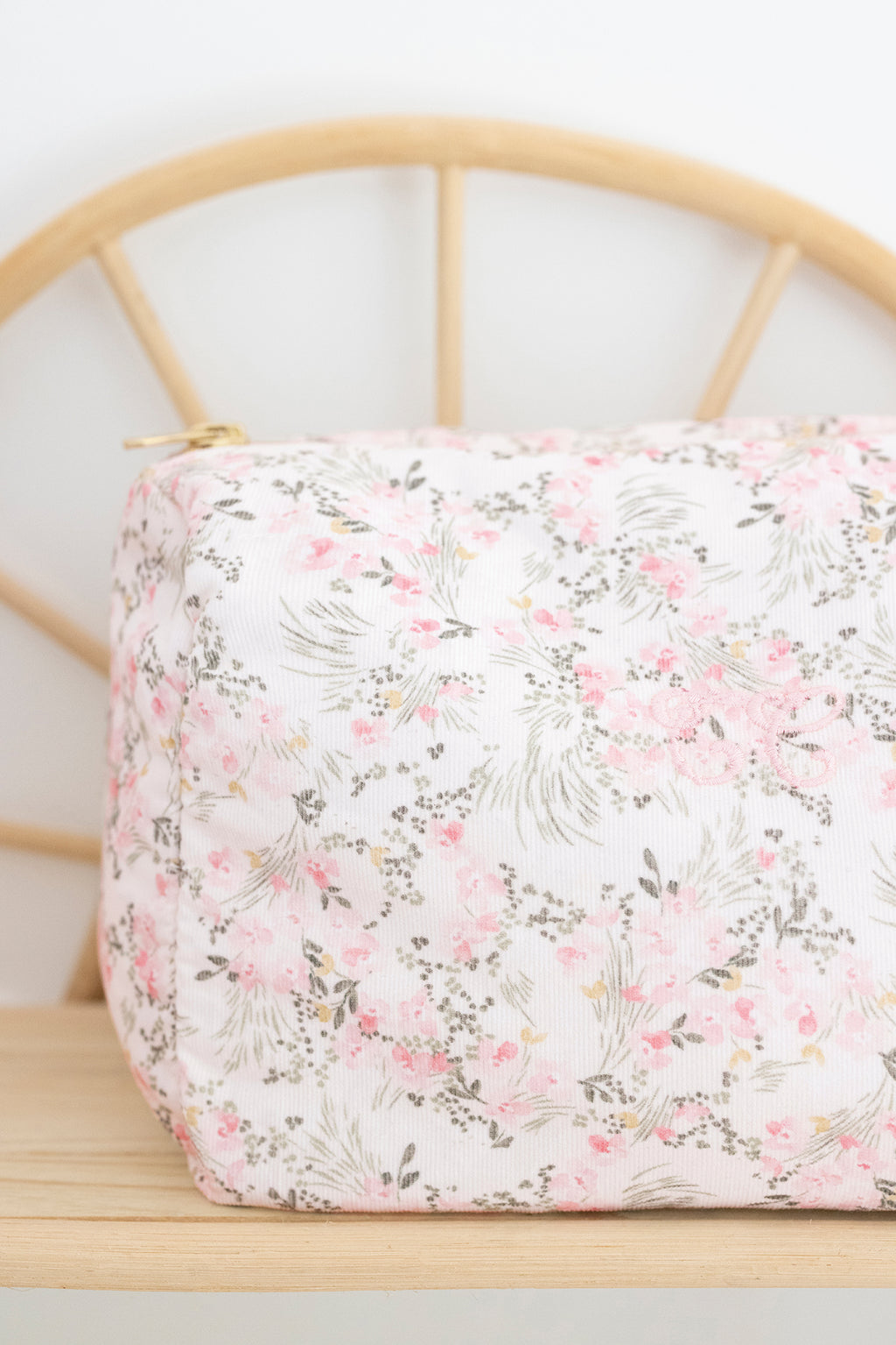 Bolsa para el baño -  Estampado florido jardin hivernal