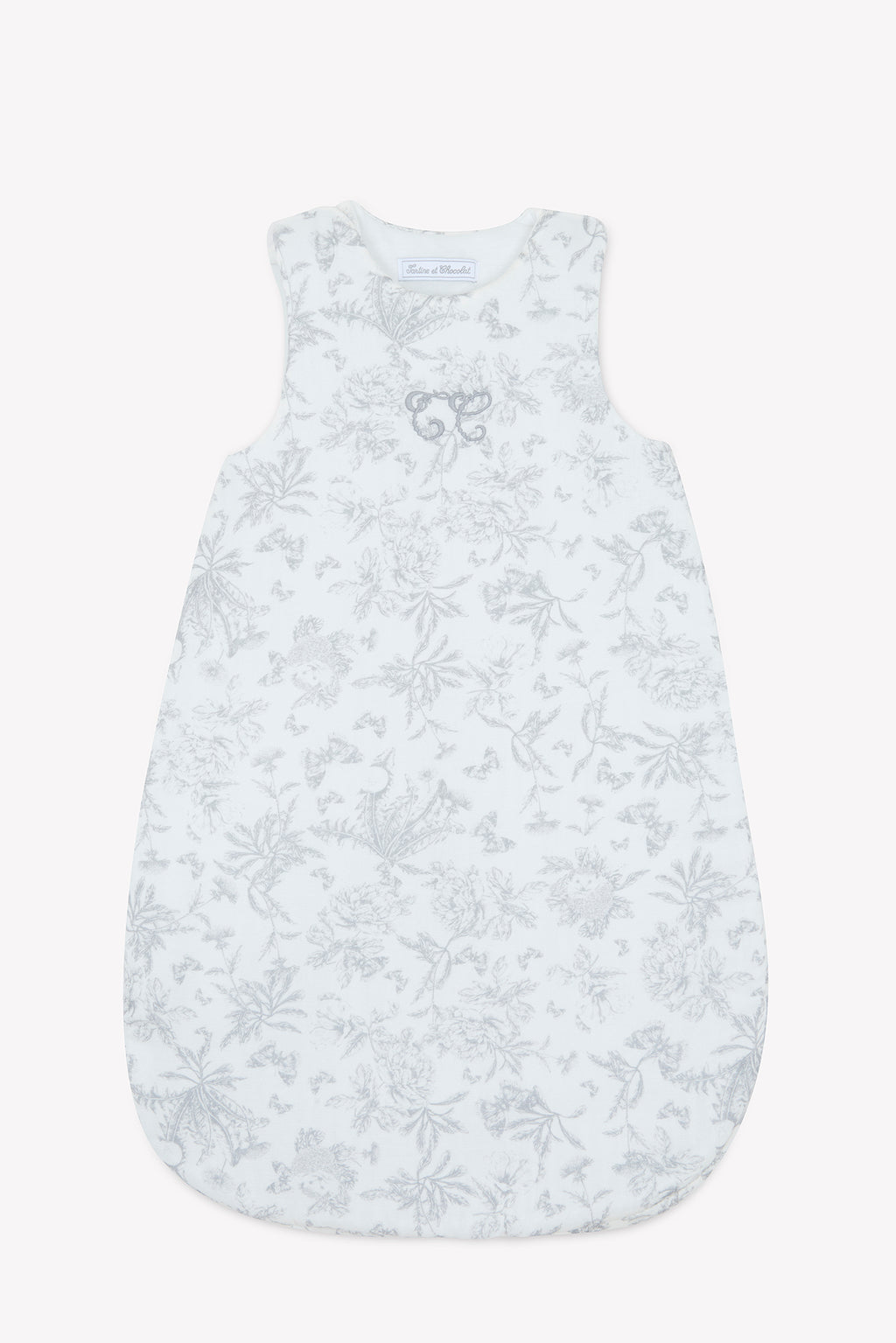 Sleeping bag - Print inspiration toile de jouy Grey T1