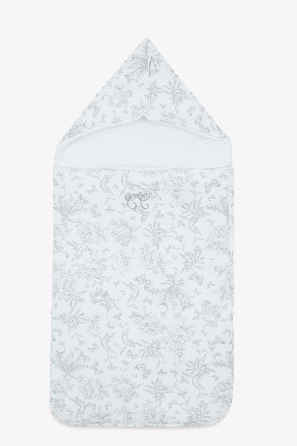 Sac capazo - Estampado inspiración toile de jouy Gris