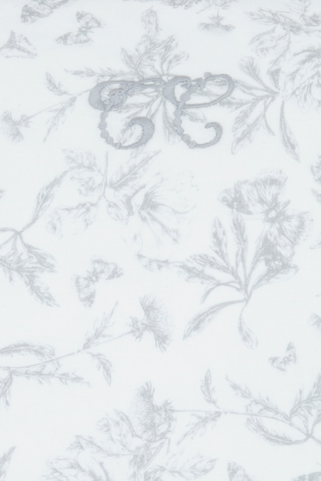 Cushion - Water-repellent Print inspiration toile de jouy Grey