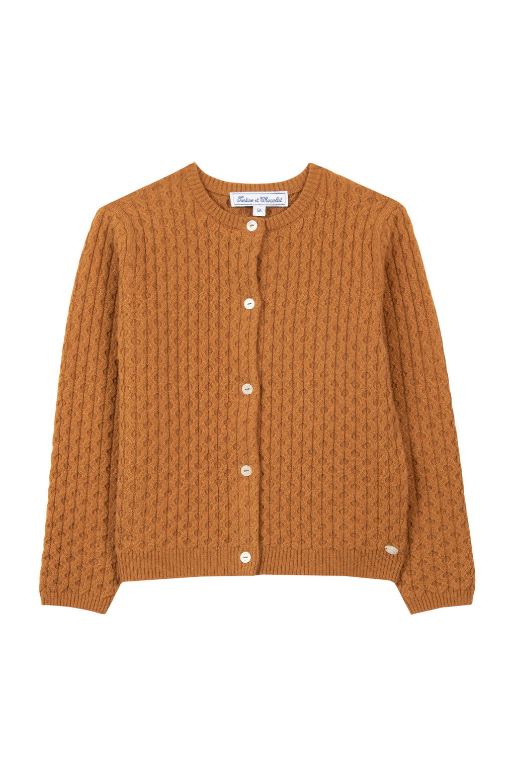 Cardigan - ocher Knitwear