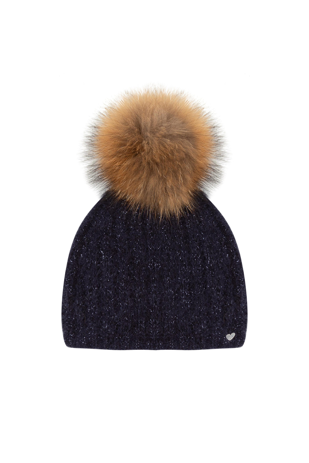 Berretto - Blu navy Pompon