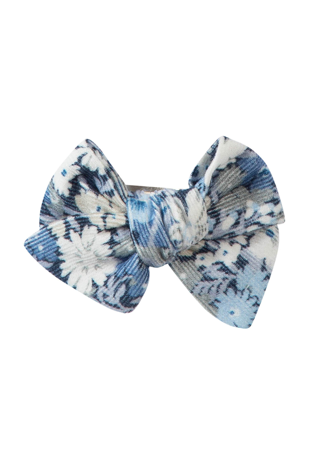 Haarspange - Blau Stoff Liberty