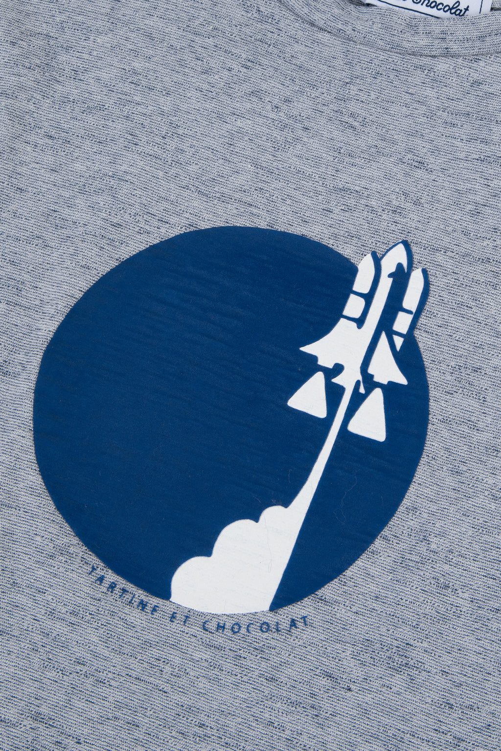 T -Shirt - Blu Illustrazione astronauta