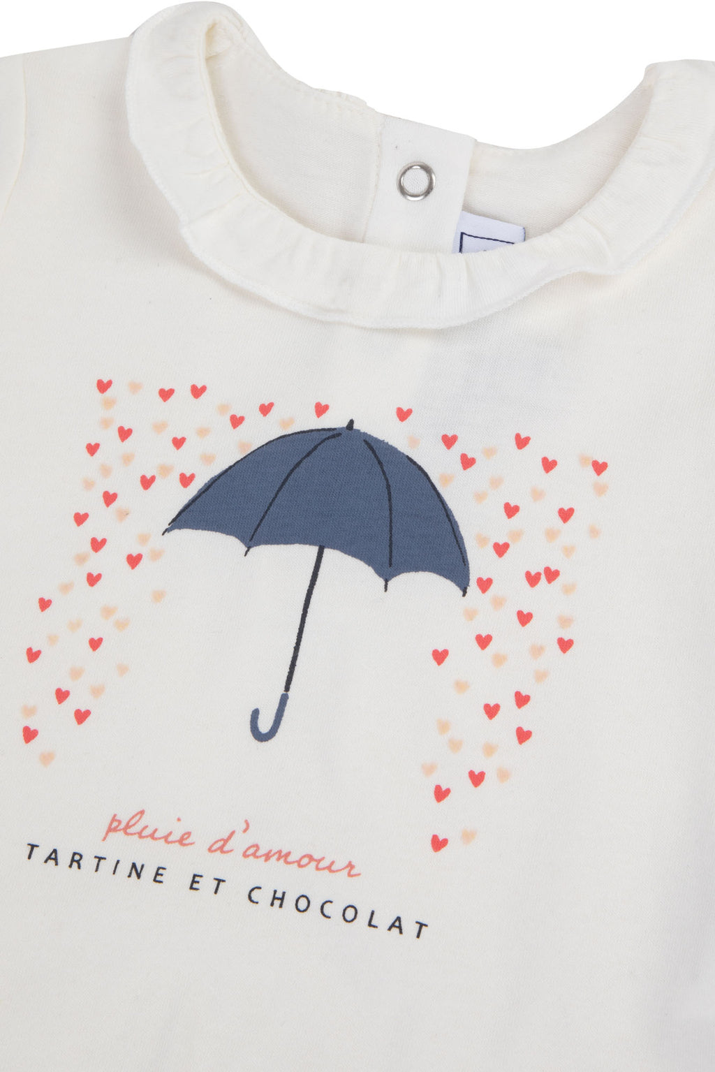 T-shirt - Ecru illustration parapluie