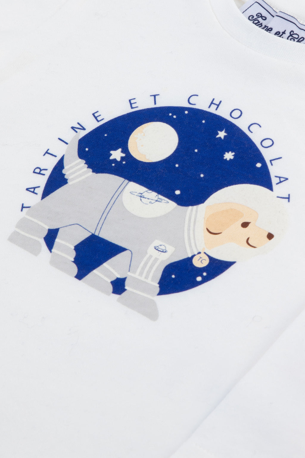 T-shirt - Ecru Illustration dog