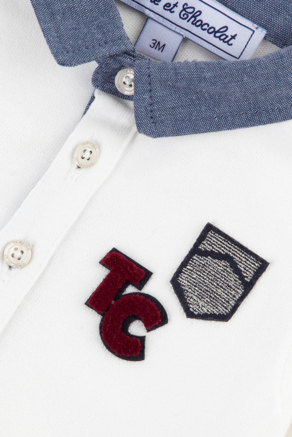 Polo - Ecru Monogramme TC