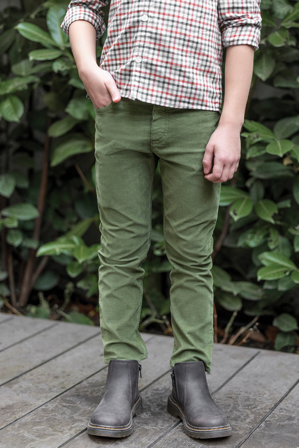 Broek - Corduroy khaki