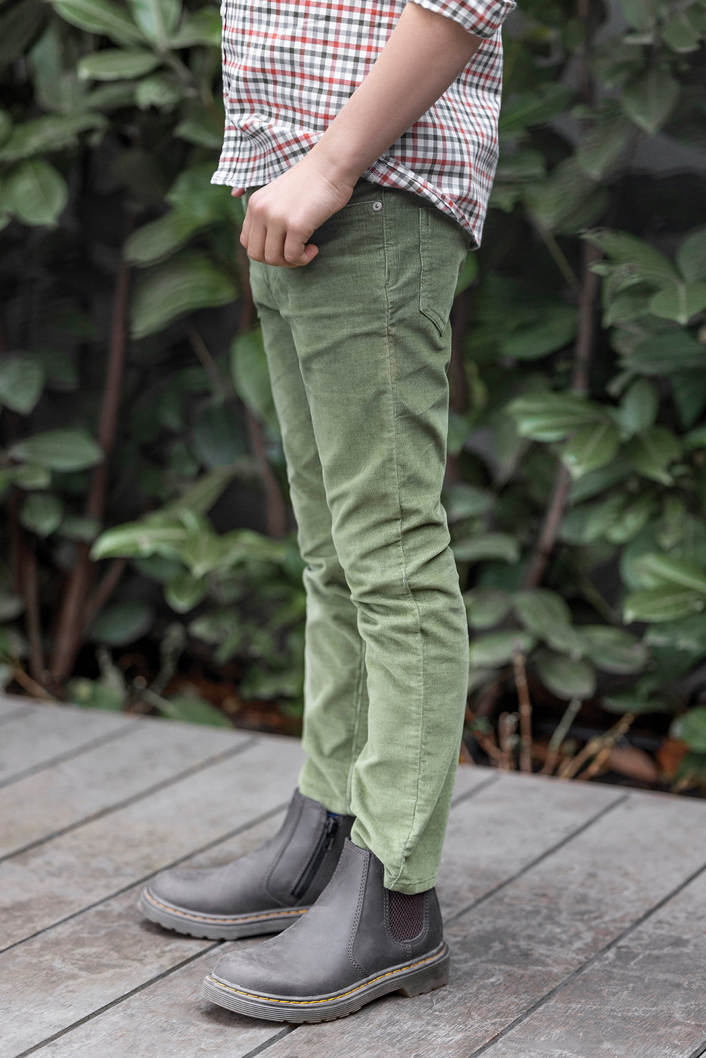 Broek - Corduroy khaki